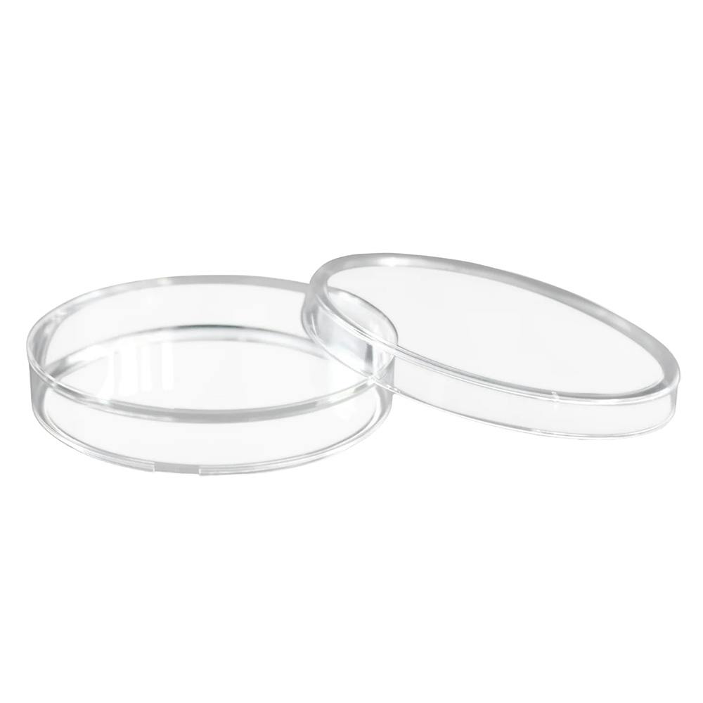 60mm Dia. x 15mm Hgt. Sterile Disposable Clear Polystyrene Petri Dish with Vents - Package of 10