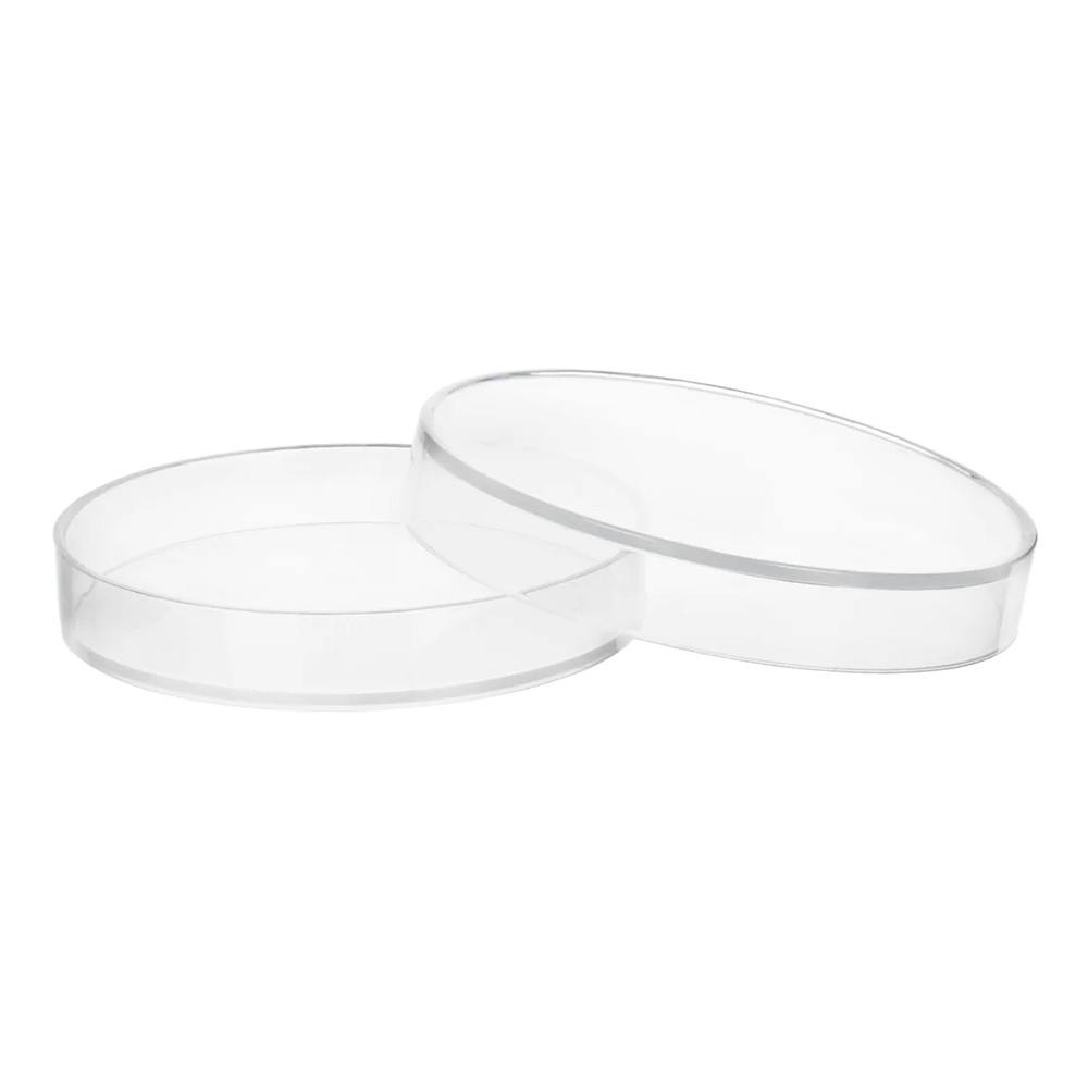 153mm Dia. x 20mm Hgt. Non-Sterile Clear Polypropylene Petri Dish - Package of 6