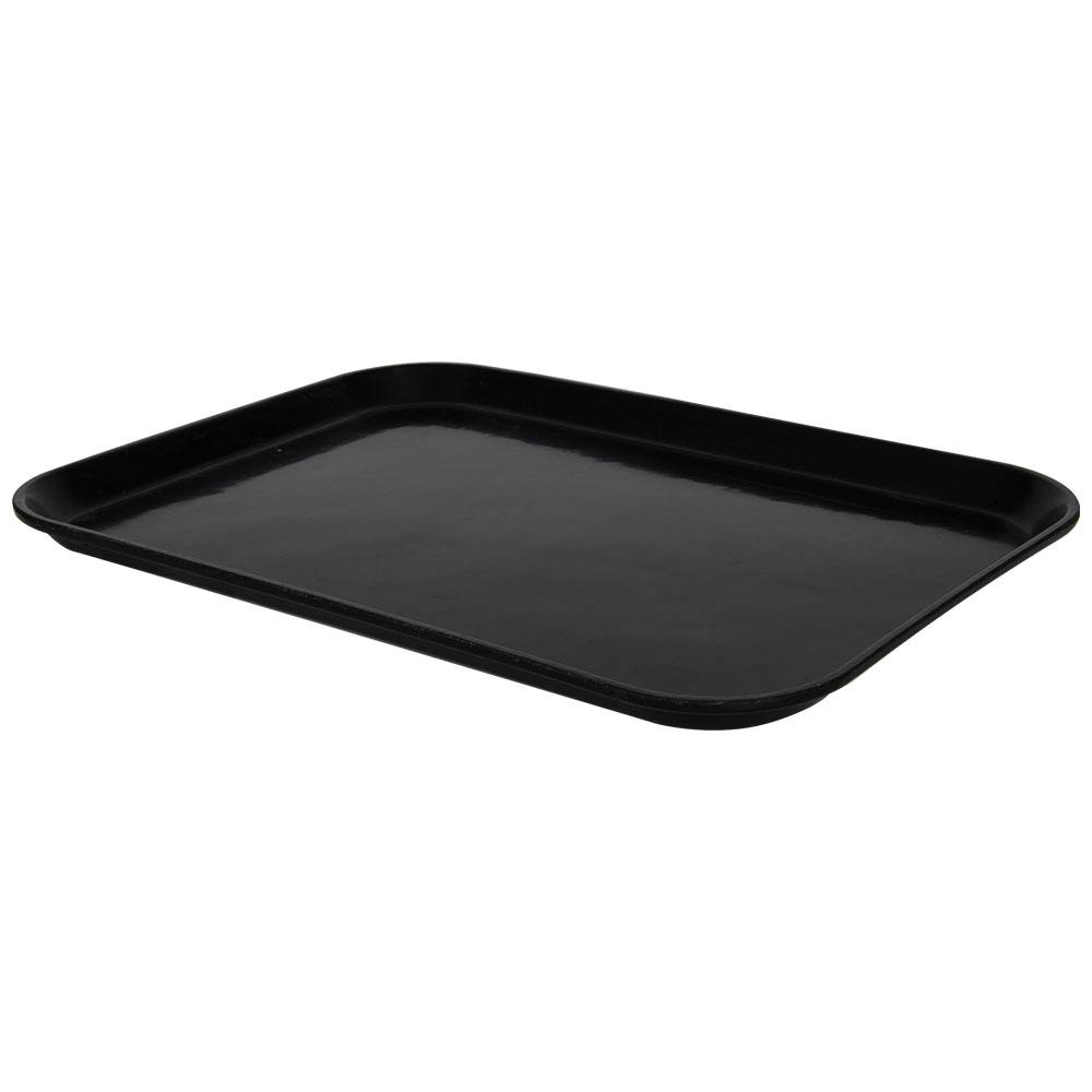 16-3/8" L x 12" W x 1" Hgt. Black Fiberglass ESD Assembly Tray