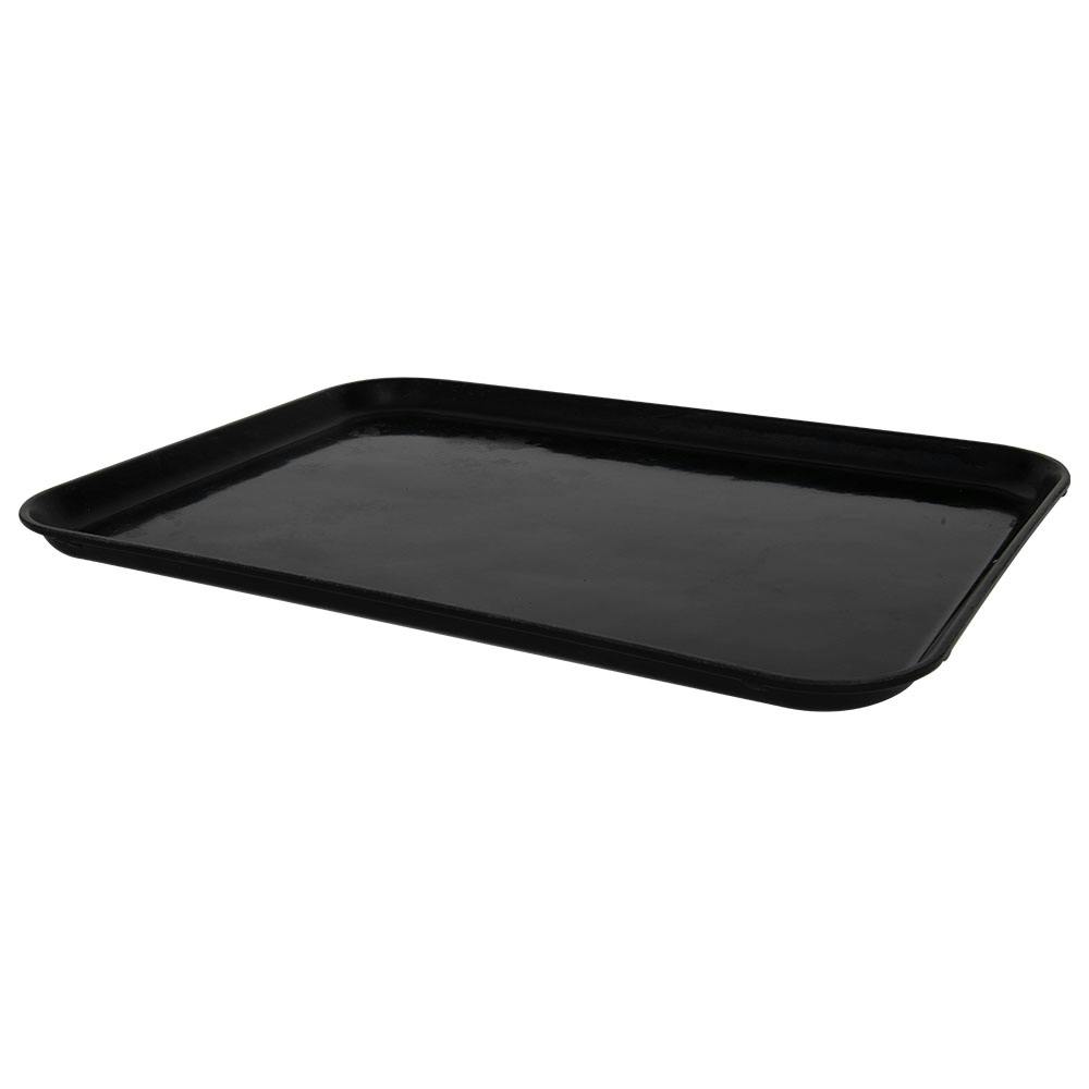 21-7/8" L x 16" W x 1" Hgt. Black Fiberglass ESD Assembly Tray