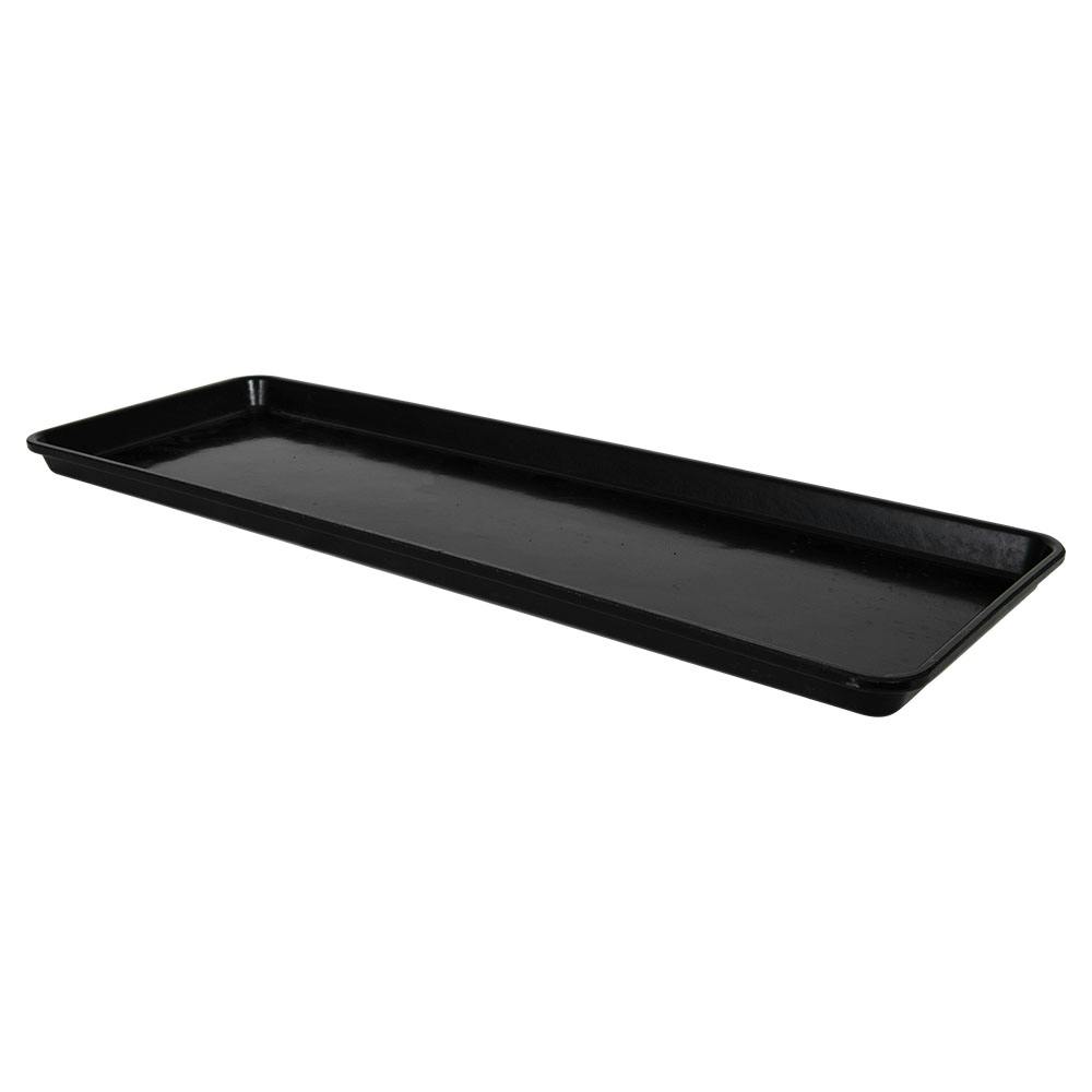 25-3/4" L x 8-3/4" W x 1-1/8" Hgt. Black Fiberglass ESD Assembly Tray