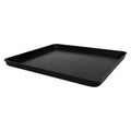 24-1/4" L x 20-1/4" W x 1-1/2" Hgt. Black Fiberglass ESD Conveyor Tray