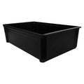 25-3/4" L x 15-3/4" W x 7-1/4" Hgt. Black Fiberglass ESD Stacking Box (No Lid Available)