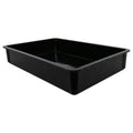25-3/4" L x 17-3/4" W x 4-1/2" Hgt. Black Fiberglass ESD Stacking Box (Lid Sold Separately)