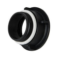 Black UFO Rain Barrel Thread Adapter
