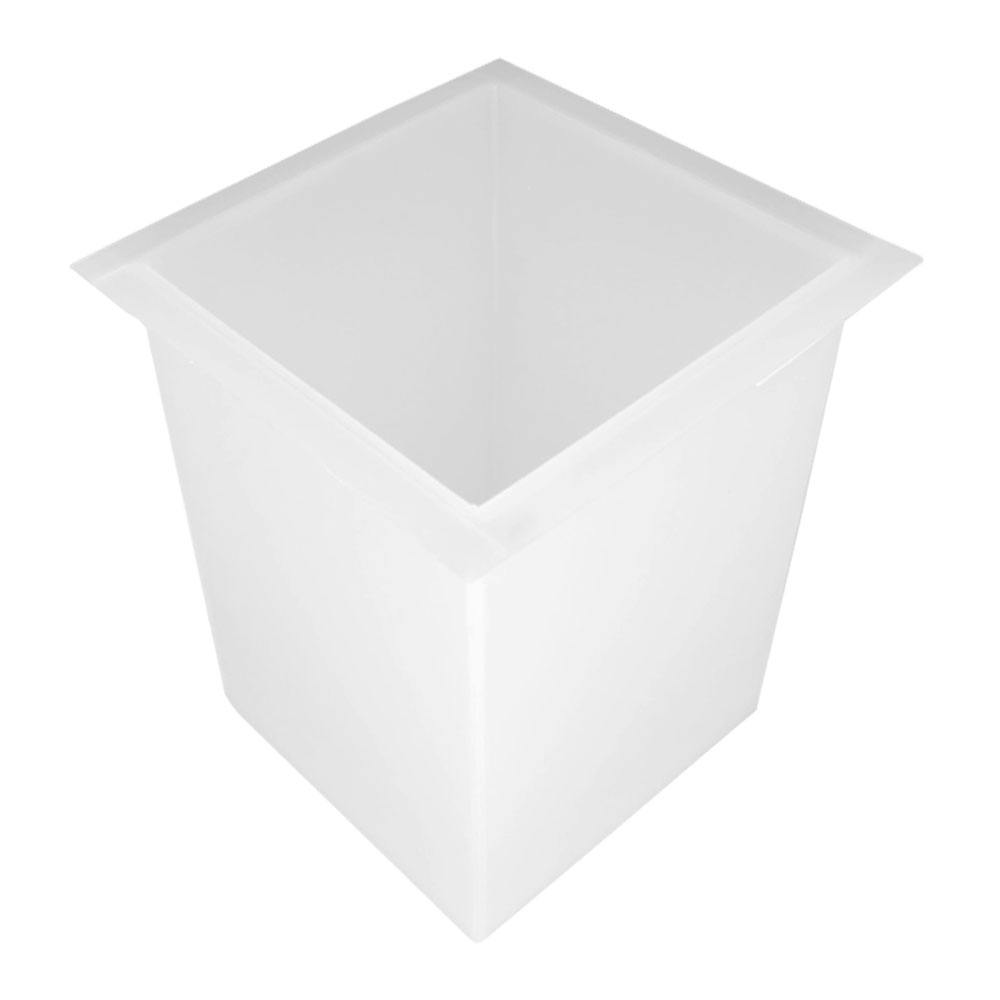 14 Gallon Polypropylene High Temperature Tamco® Tank - 12" L x 12" W x 24" Hgt.