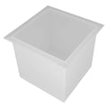25 Gallon Polypropylene High Temperature Tamco® Tank - 18" L x 18" W x 18" Hgt.