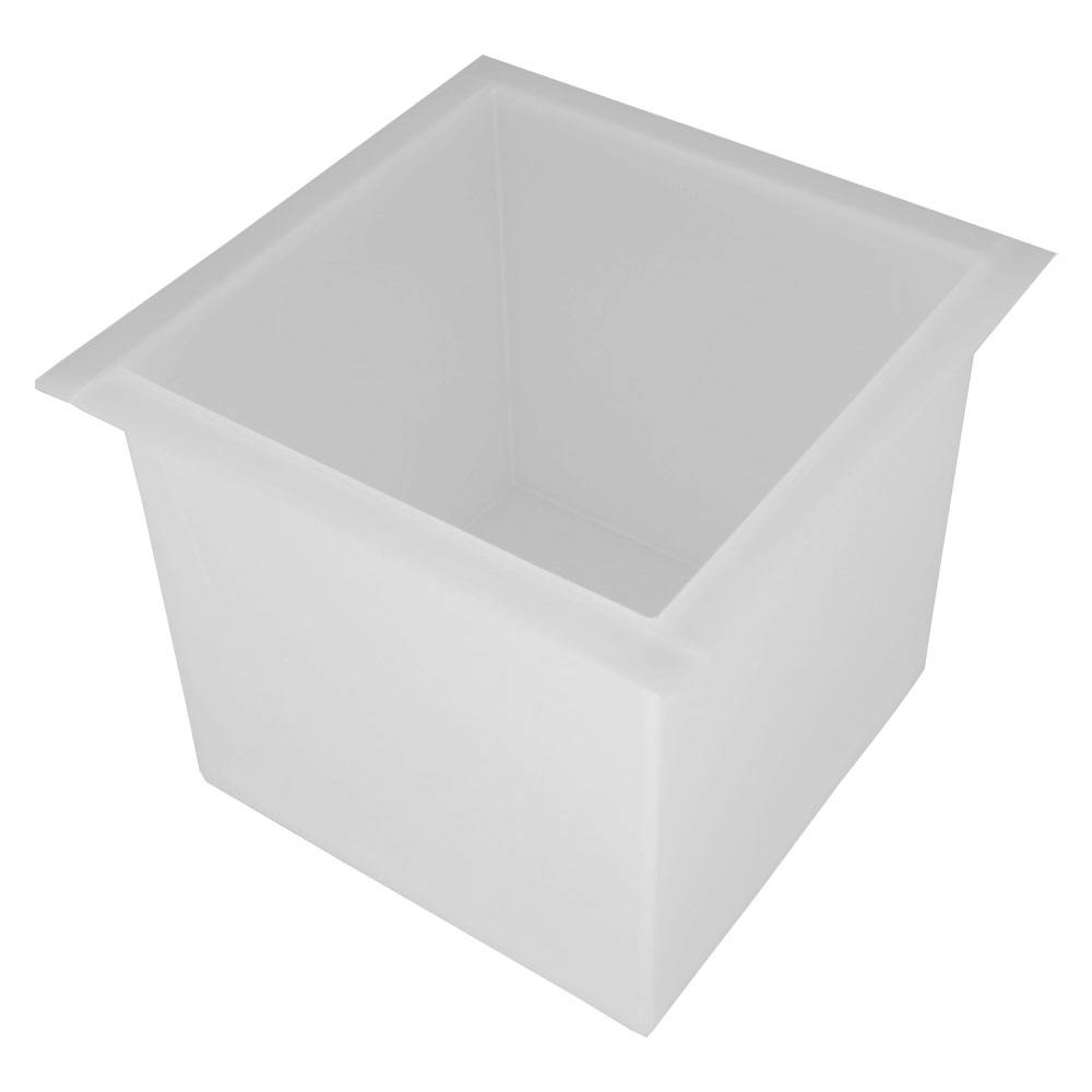 25 Gallon Polypropylene High Temperature Tamco® Tank - 18" L x 18" W x 18" Hgt.