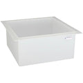 29 Gallon Polypropylene High Temperature Tamco® Tank - 24" L x 24" W x 12" Hgt.