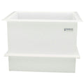 74 Gallon Polypropylene High Temperature Tamco® Tank - 30" L x 24" W x 24" Hgt.