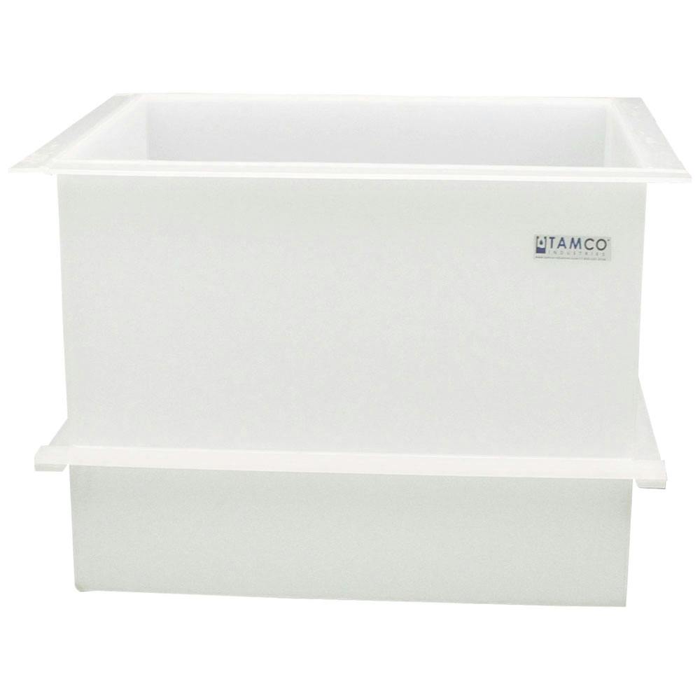 74 Gallon Polypropylene High Temperature Tamco® Tank - 30" L x 24" W x 24" Hgt.