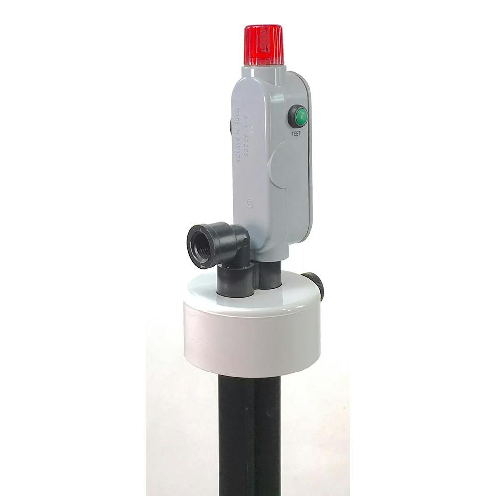 Polypropylene Low-Level Drum Alarm with 1/4" Liquid Suction Pipe for 1 to 5 Gallon Buckets & Drums