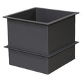 67 Gallon PVC Rectangular Tank (One Support Flange) 36" L x 24" W x 18" Hgt.