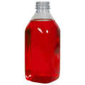 32 oz. Clear R-PET Square Beverage Bottle with 38mm DBJ Neck (Cap Sold Separately)