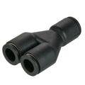 8mm Tube x 8mm Tube Prestolok Nylon Union Y