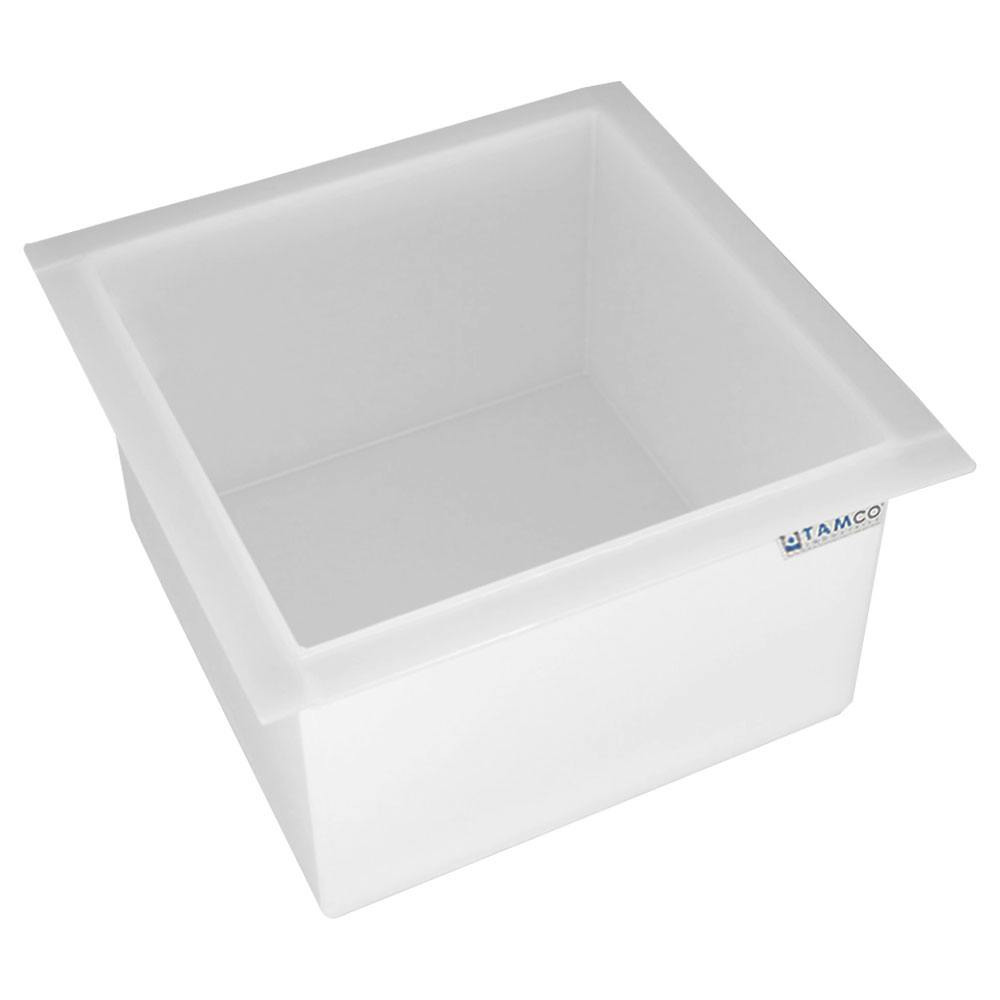 16 Gallon Polypropylene High Temperature Tamco® Tank - 18" L x 18" W x 12" Hgt.