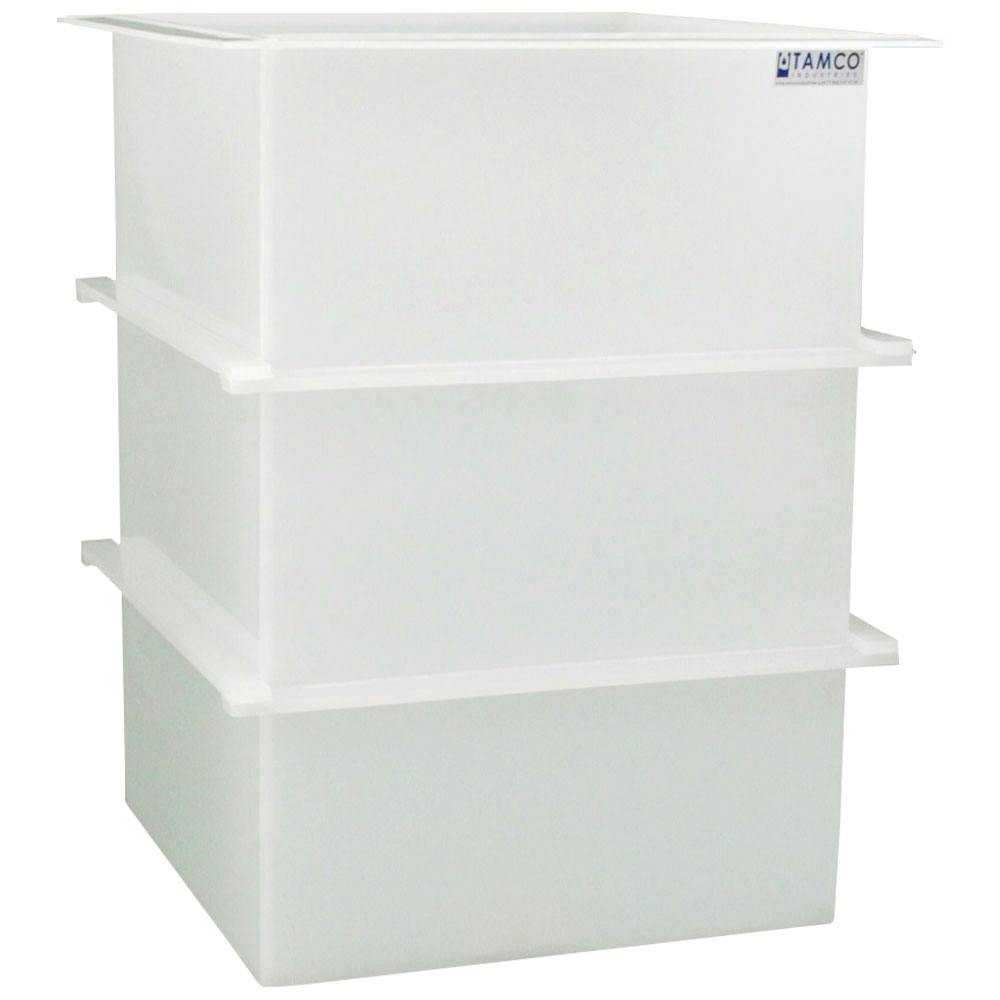 89 Gallon Polypropylene High Temperature Tamco® Tank - 24" L x 24" W x 36" Hgt.