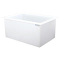 44 Gallon Polypropylene High Temperature Tamco® Tank - 36" L x 24" W x 12" Hgt.