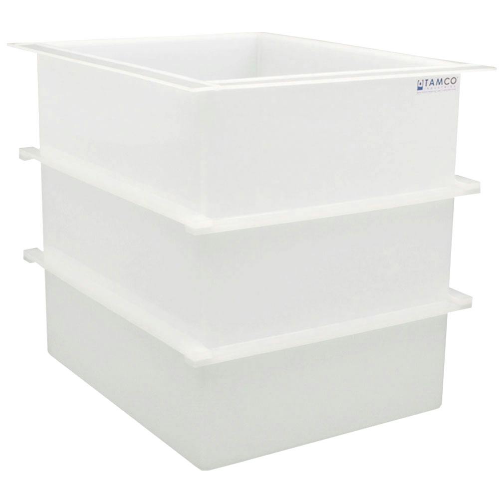 93 Gallon Polypropylene High Temperature Tamco® Tank - 30" L x 24" W x 30" Hgt.