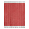 Solid Red Tyvek® Waterproof Tear-Free Wristbands - Package of 500