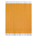 Solid Orange Tyvek® Waterproof Tear-Free Wristbands - Package of 500