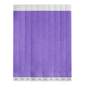 Solid Purple Tyvek® Waterproof Tear-Free Wristbands - Package of 500
