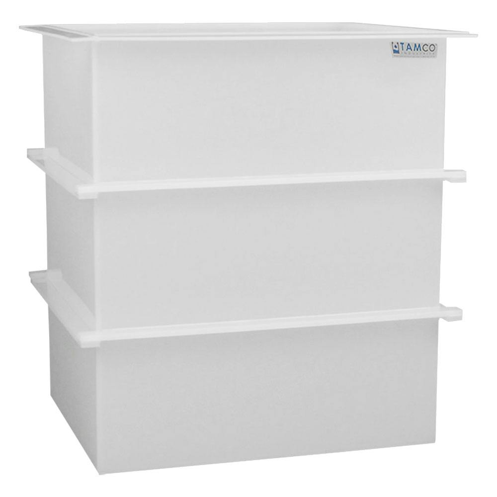 112 Gallon Polypropylene High Temperature Tamco® Tank - 30" L x 24" W x 36" Hgt.