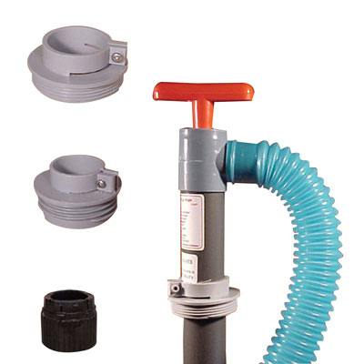 Alkali & Detergents Transfer Pump with 3' Discharge Hose & 2" Buttress Coarse Thread Adapter