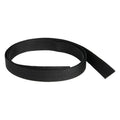 1.969" ID Black Fabric HSF Series Heat Shrinkable Tubing - 50' Roll