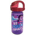 12 oz. Purple with Printed "Beyoutiful" Design Nalgene® Kids On The Fly Sustain Water Bottle with Beet Red Cap