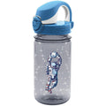 12 oz. Gray with Printed "Astronaut" Design Nalgene® Kids On The Fly Sustain Water Bottle with Blue & White Cap