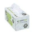 12" L x 12" W White SmartRags® Microfiber Cloths - Box of 50