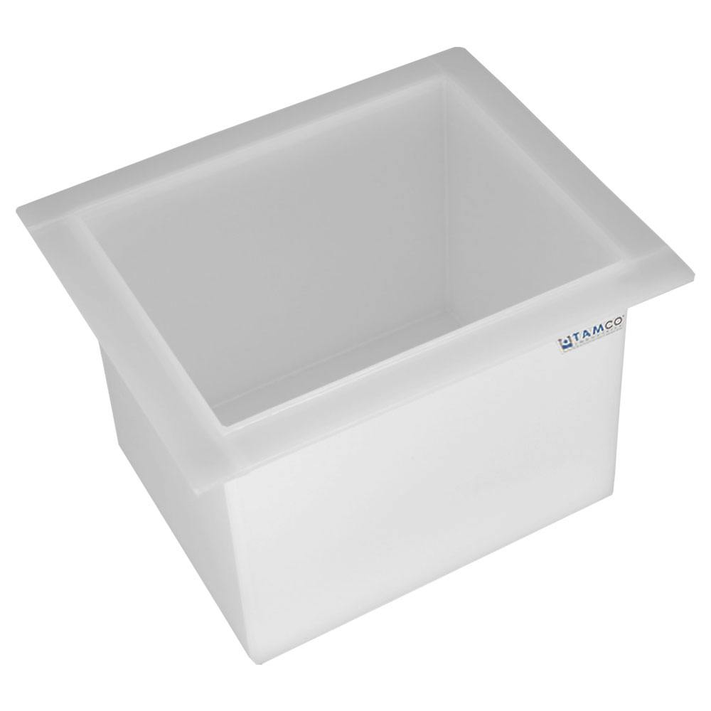 9 Gallon Polypropylene High Temperature Tamco® Tank - 15" L x 12" W x 12" Hgt.