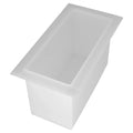 7 Gallon Polypropylene High Temperature Tamco® Tank - 18" L x 8" W x 12" Hgt.