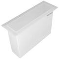 11 Gallon Polypropylene High Temperature Tamco® Tank - 24" L x 6" W x 18" Hgt.