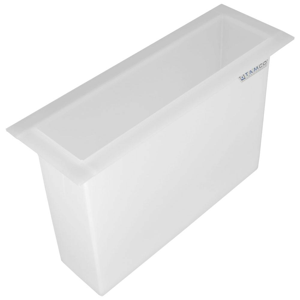 11 Gallon Polypropylene High Temperature Tamco® Tank - 24" L x 6" W x 18" Hgt.