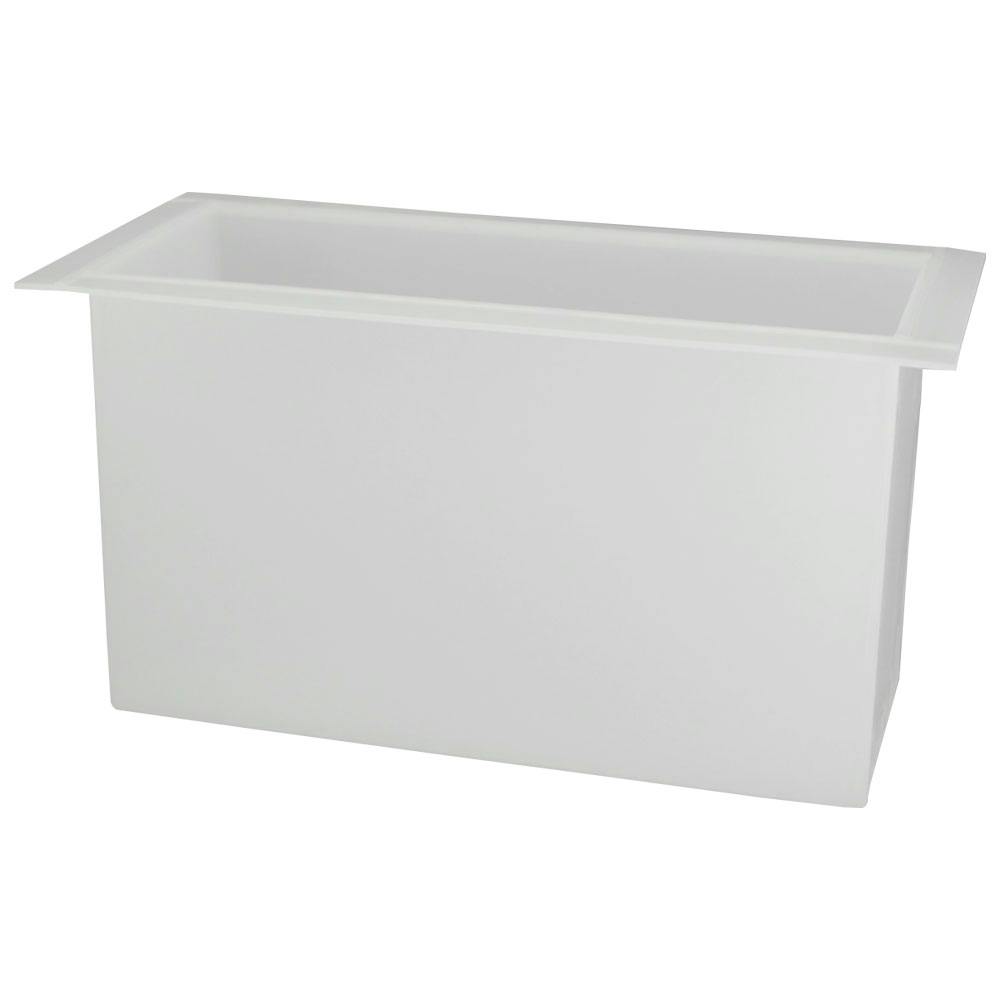 28 Gallon Polypropylene High Temperature Tamco® Tank - 30" L x 12" W x 18" Hgt.