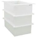 70 Gallon Polypropylene High Temperature Tamco® Tank - 30" L x 18" W x 30" Hgt.