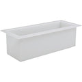 22 Gallon Polypropylene High Temperature Tamco® Tank - 36" L x 12" W x 12" Hgt.