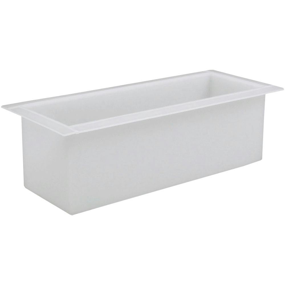 22 Gallon Polypropylene High Temperature Tamco® Tank - 36" L x 12" W x 12" Hgt.