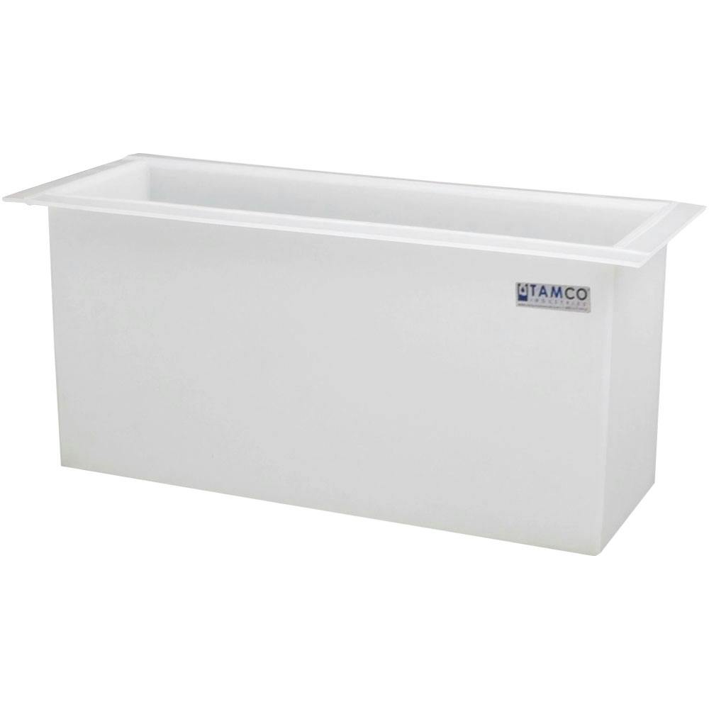 33 Gallon Polypropylene High Temperature Tamco® Tank - 36" L x 12" W x 18" Hgt.