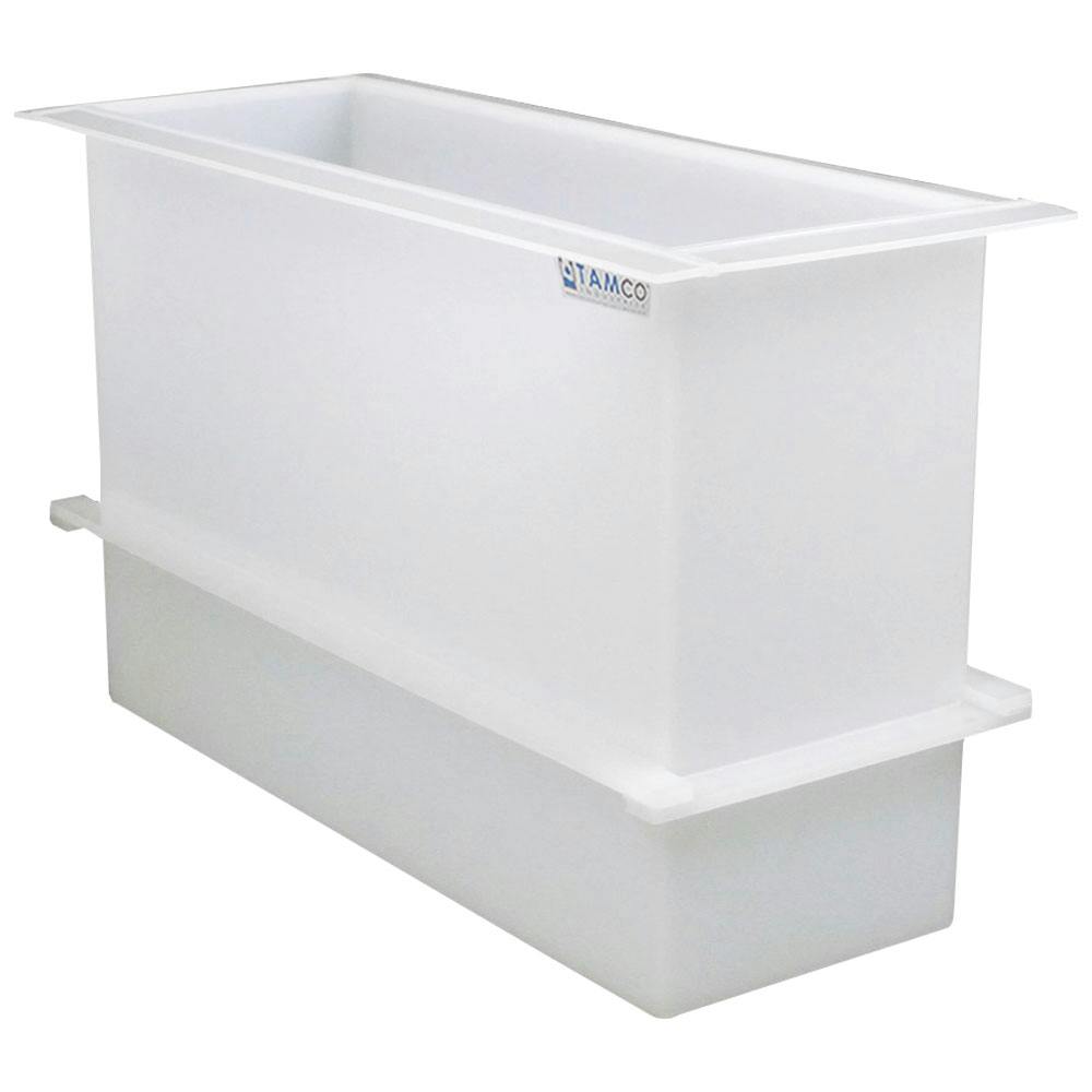 44 Gallon Polypropylene High Temperature Tamco® Tank - 36" L x 12" W x 24" Hgt.