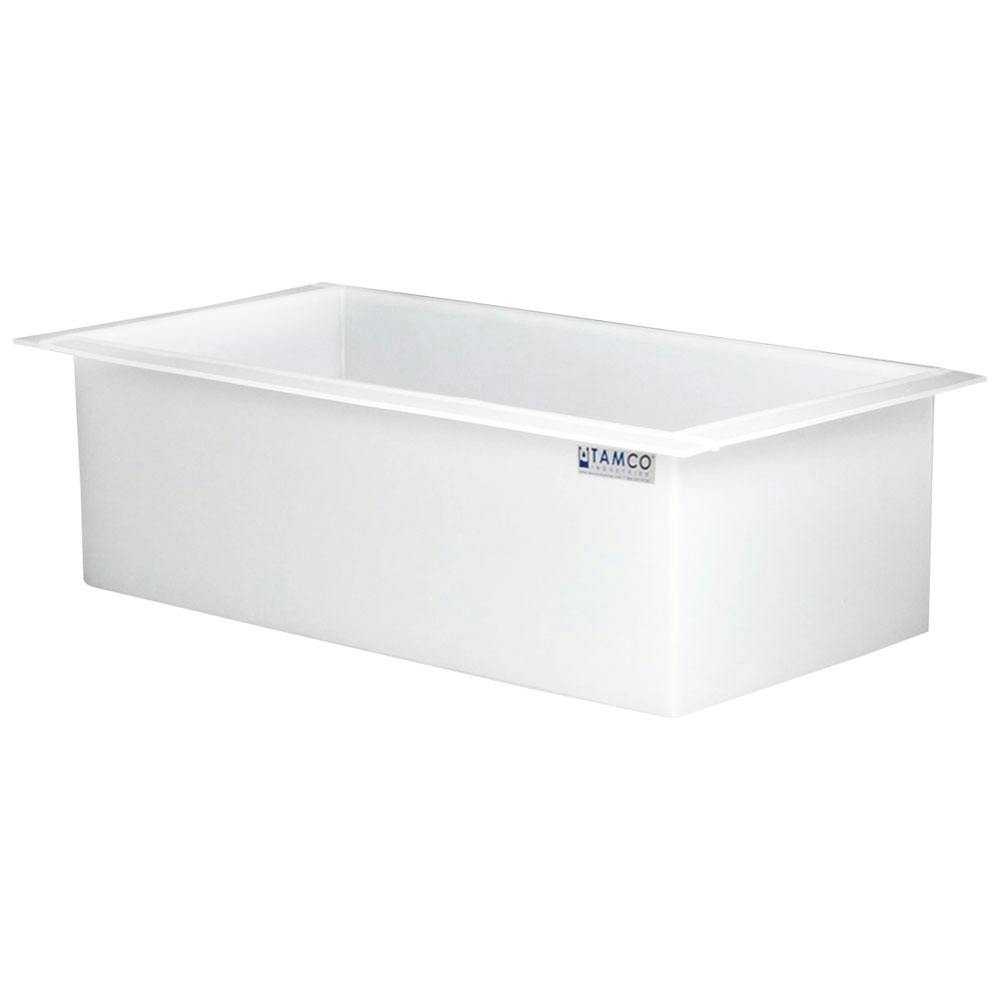 33 Gallon Polypropylene High Temperature Tamco® Tank - 36" L x 18" W x 12" Hgt.
