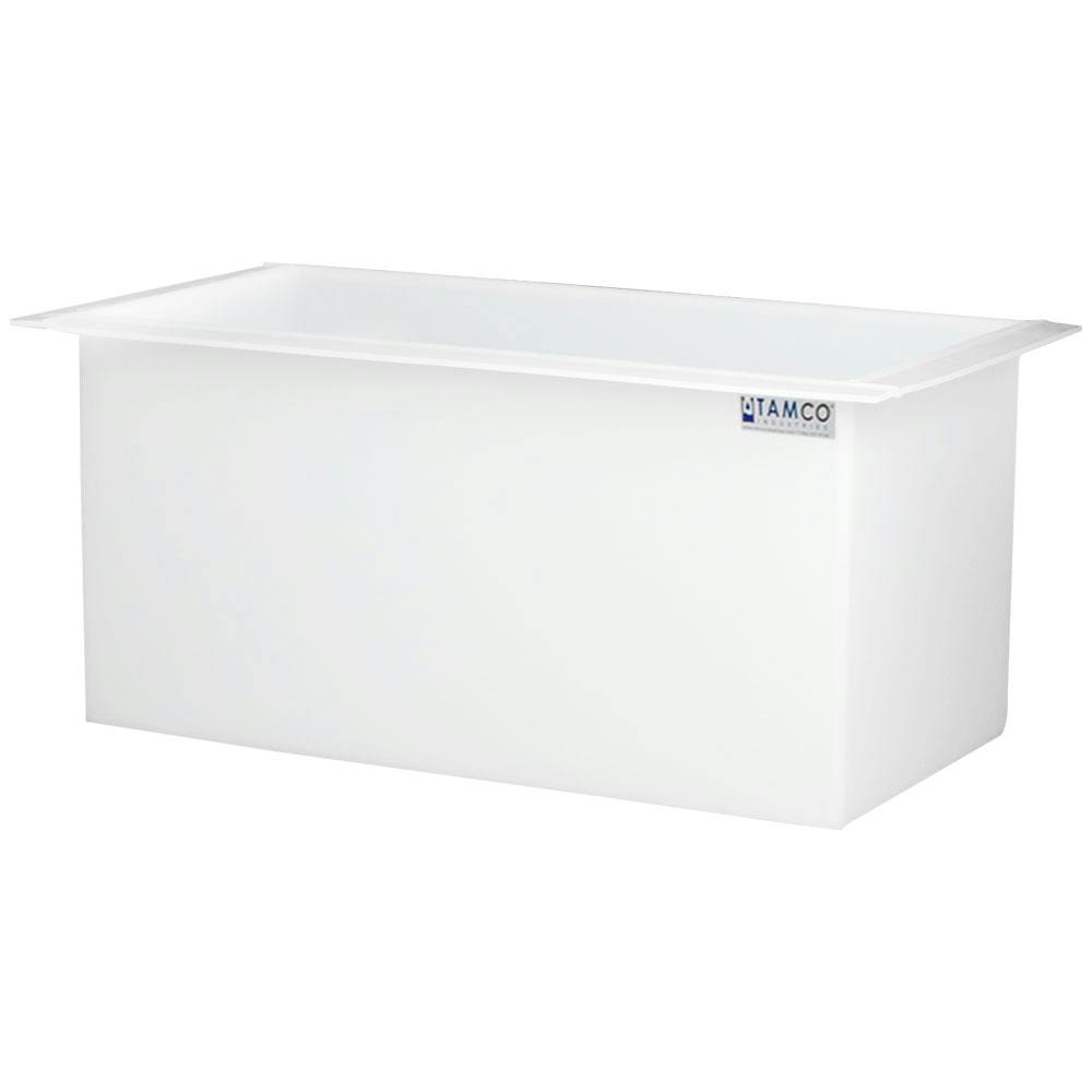 50 Gallon Polypropylene High Temperature Tamco® Tank - 36" L x 18" W x 18" Hgt.