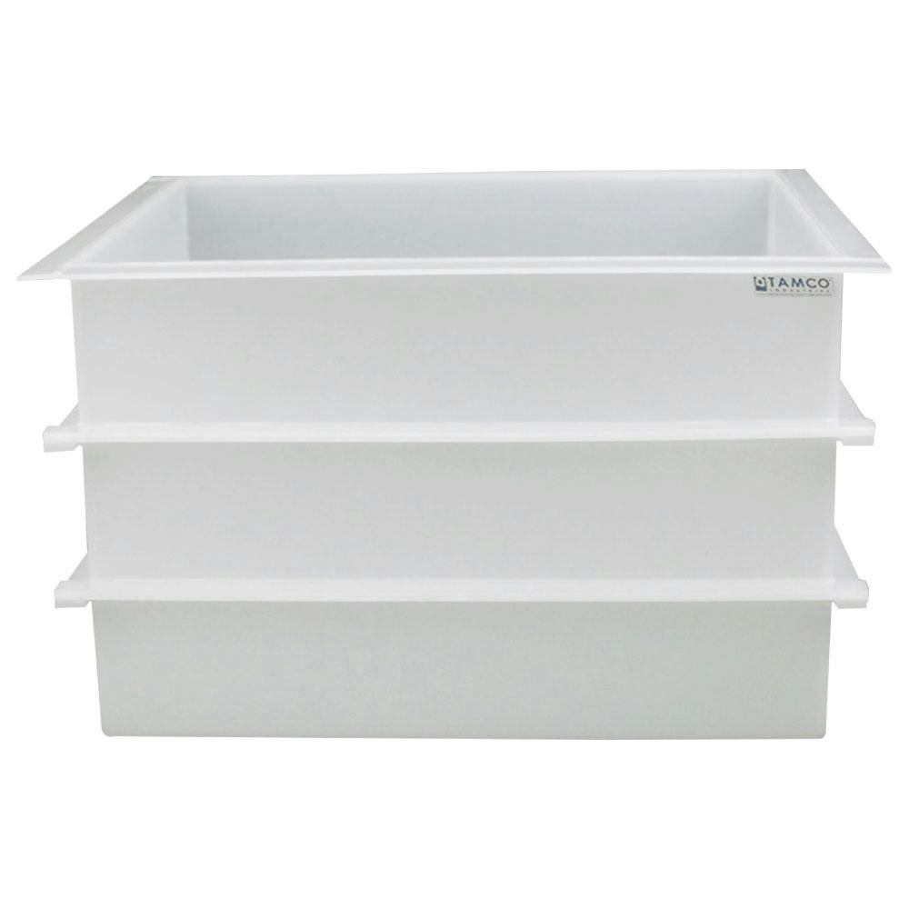 112 Gallon Polypropylene High Temperature Tamco® Tank - 36" L x 30" W x 24" Hgt.