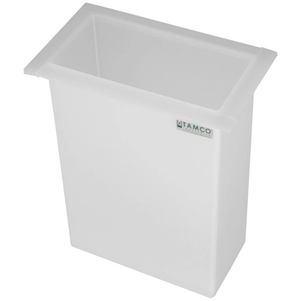 5 Gallon Polypropylene High Temperature Tamco® Tank - 12" L x 6" W x 18" Hgt.