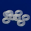 0.171" ID x 0.375" OD x 0.062" Thick Polypropylene Flat Washer for #8 Screw Size - Package of 100