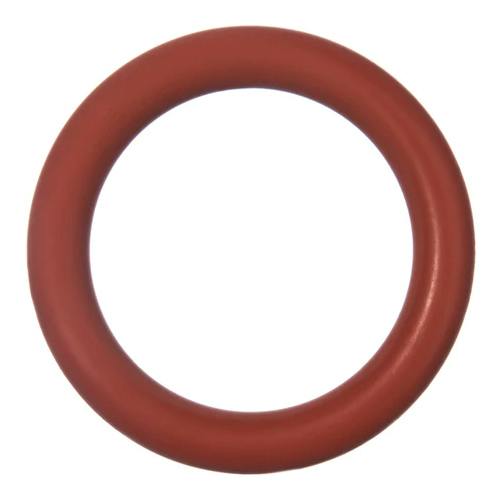 1/4" Thick x 4" ID x 4-1/2" OD Red Silicone O-Ring - Package of 1