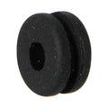 1/4" Groove Dia. Black Vinyl Round Grommet - Package of 50