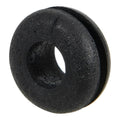 3/8" Groove Dia. Black Vinyl Round Grommet - Package of 50